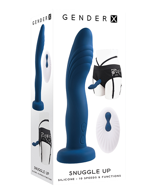 Gender X Snuggle Up Dual Motor Strap On Vibe with Harness
