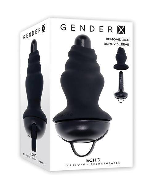 Gender X ECHO Vibrating Shaft with Removable Silicone Sleeve