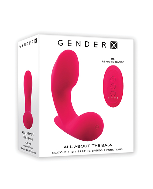 Gender X All About the Bass Curved Stimulator with Remote Control