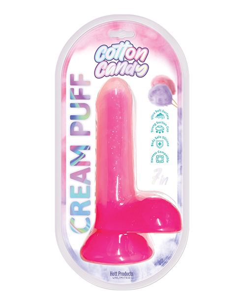 Cotton Candy Cream Puff 6" Dildo
