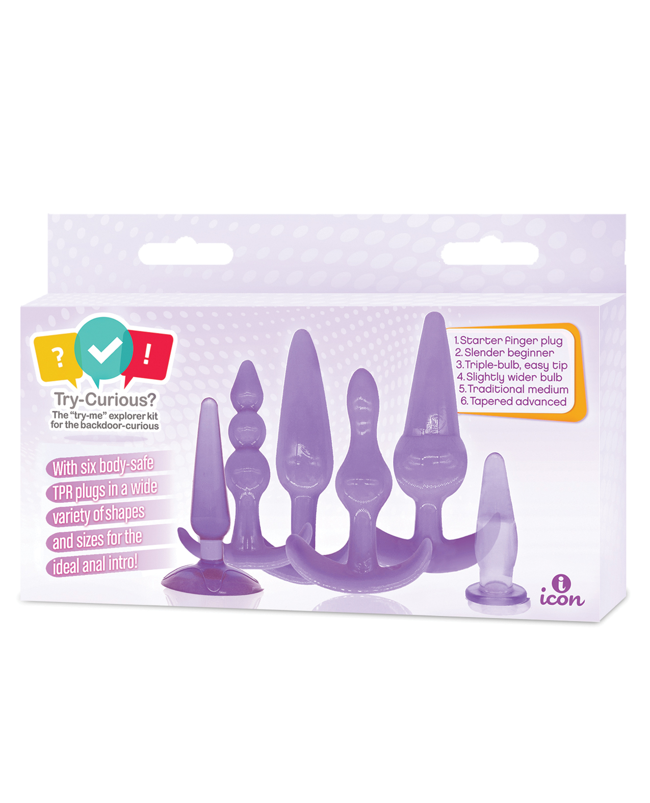 Try-Curious Anal Plug Kit