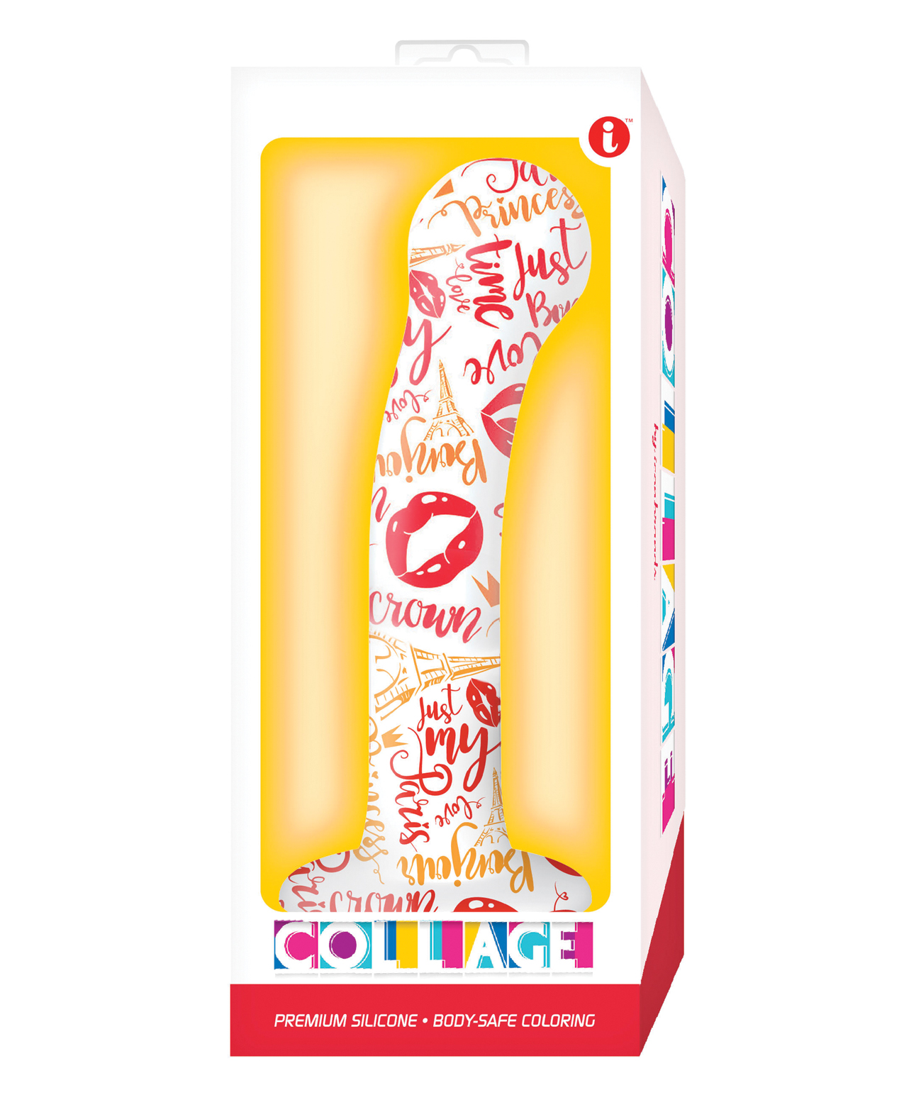 Collage I Remember Paris G Spot Silicone Dildo