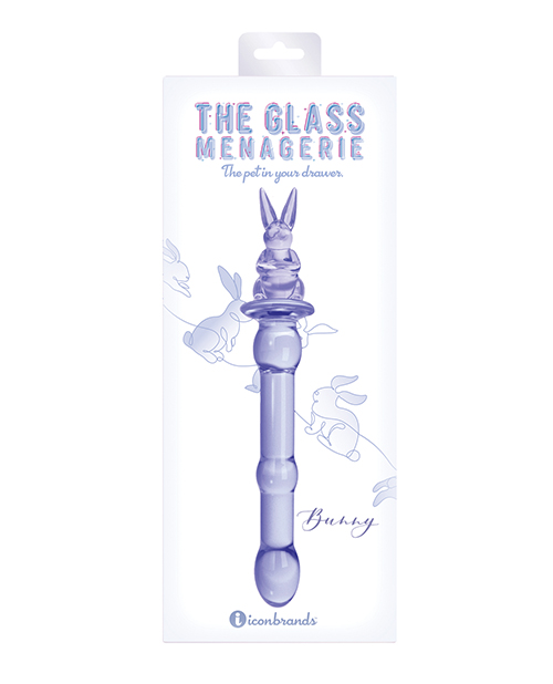 Glass Menagerie Rabbit Glass Dildo