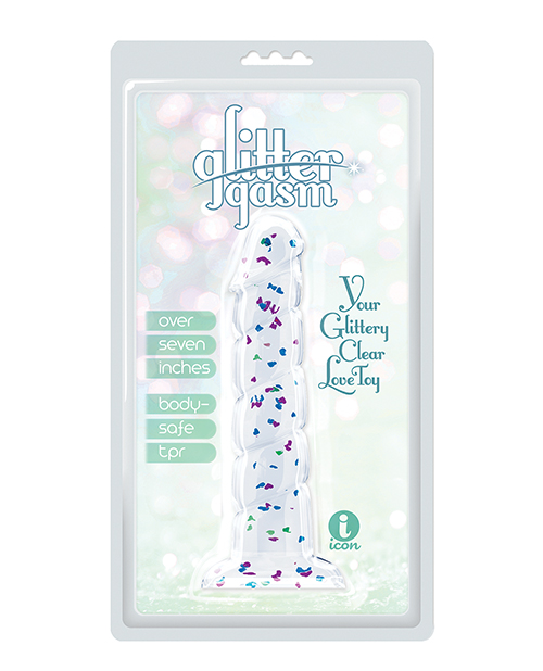 Glittergasm 7.5" Swirls Dildo