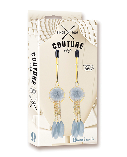 Couture Clips Luxury Nipple Clamps - Dove
