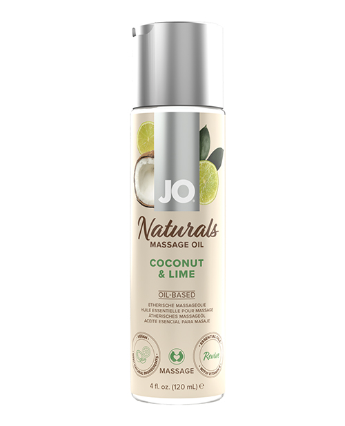 JO Naturals Massage Oil - Coconut & Lime