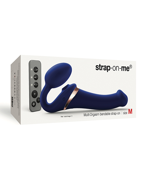 Strap On Me Multi Orgasm Bendable Strapless Strap On Medium - Night