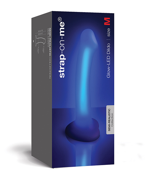 Strap-on-Me Glow-Led Dildo