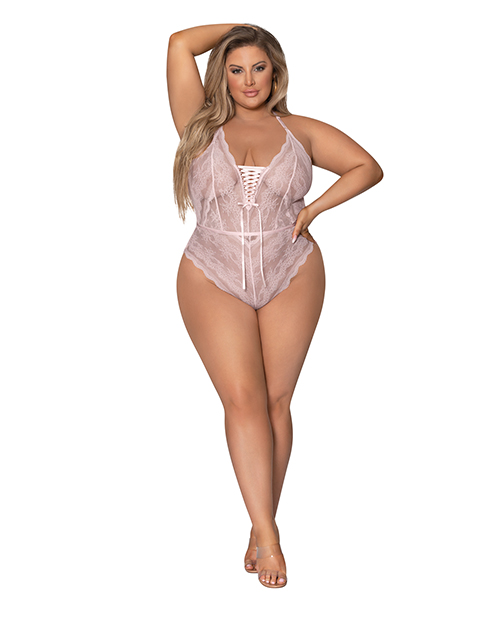 Seabreeze Strappy Back Teddy with Snap Crotch