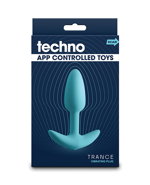 Techno Trance App Controlled Vibrating Anal Plug with Remote