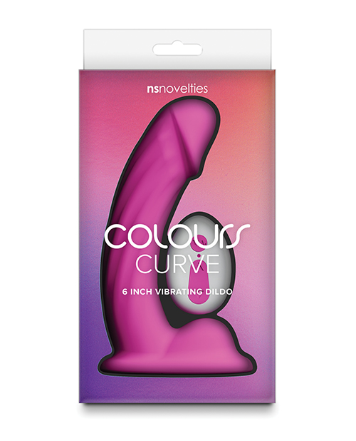 Colours Curve Vibrating 6" Dildo