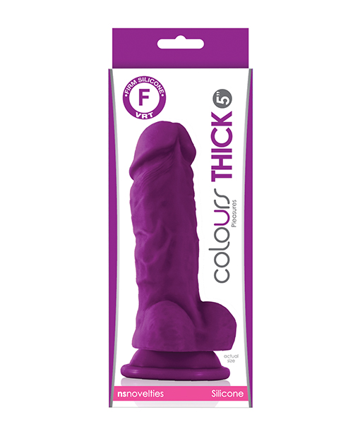 Colours Pleasures Thick 5" Dildo