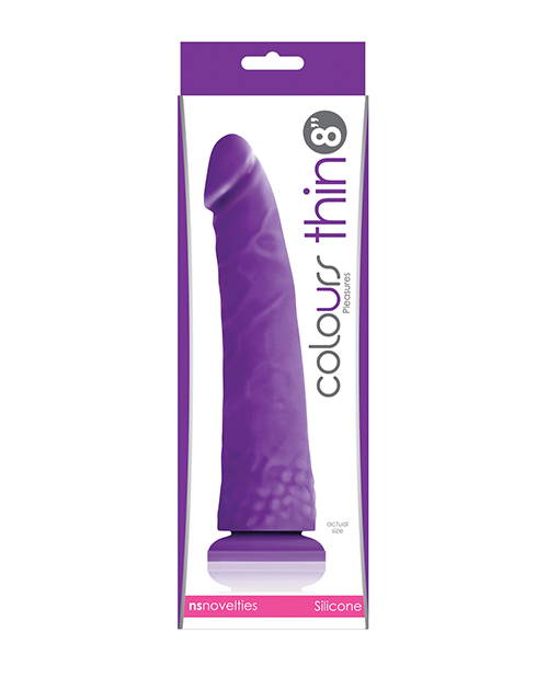 Colours Pleasures Thin 8" Dildo