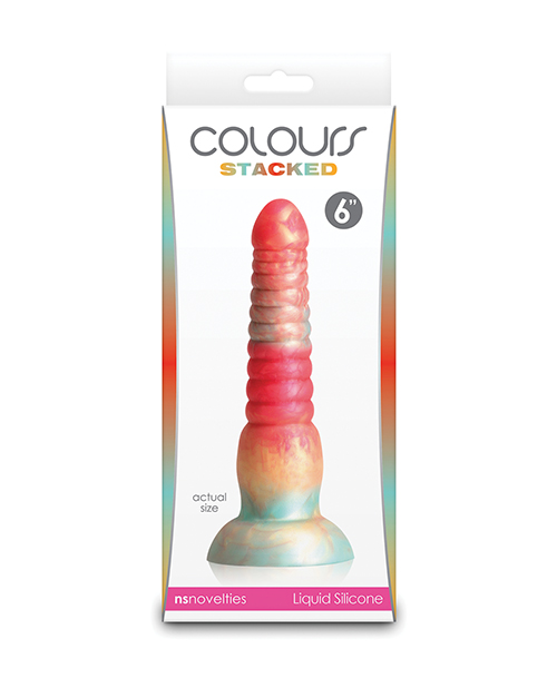 Colours Stacked 6" Dildo