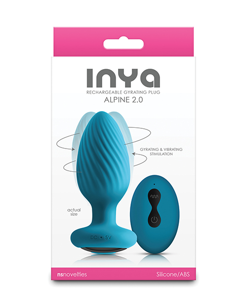 INYA Alpine 2.0 Gyrating & Vibrating Anal Plug with Remote