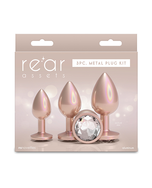 Rear Assets 3 pc Trainer Kit with Clear Gem - Iridescent