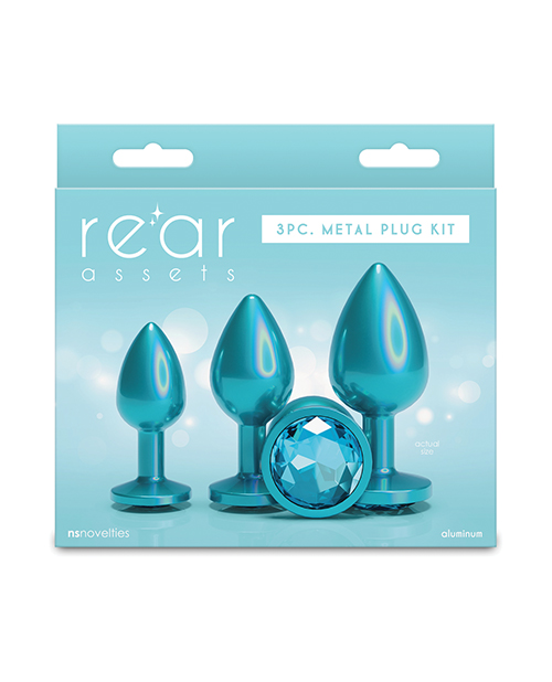 Rear Assets 3 pc Trainer Kit with Teal Gem - Iridescent