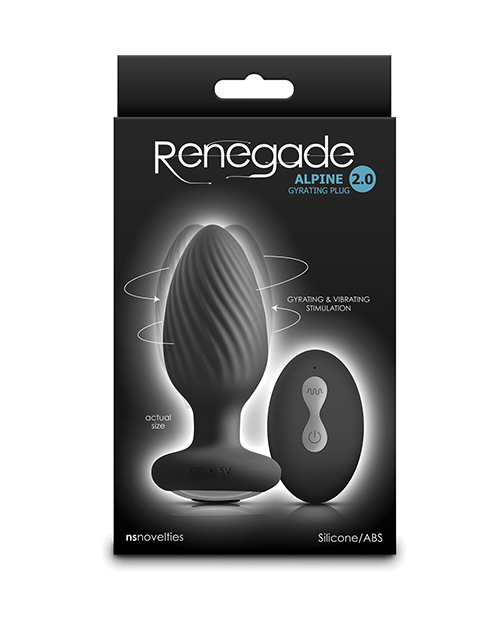 Renegade Alpine 2.0 Gyrating & Vibrating Butt Plug with Remote