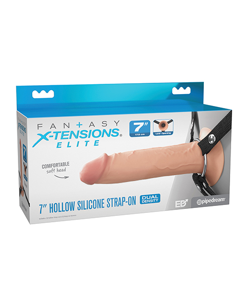 Fantasy X-tensions Elite 7" Silicone Hollow Strap-on