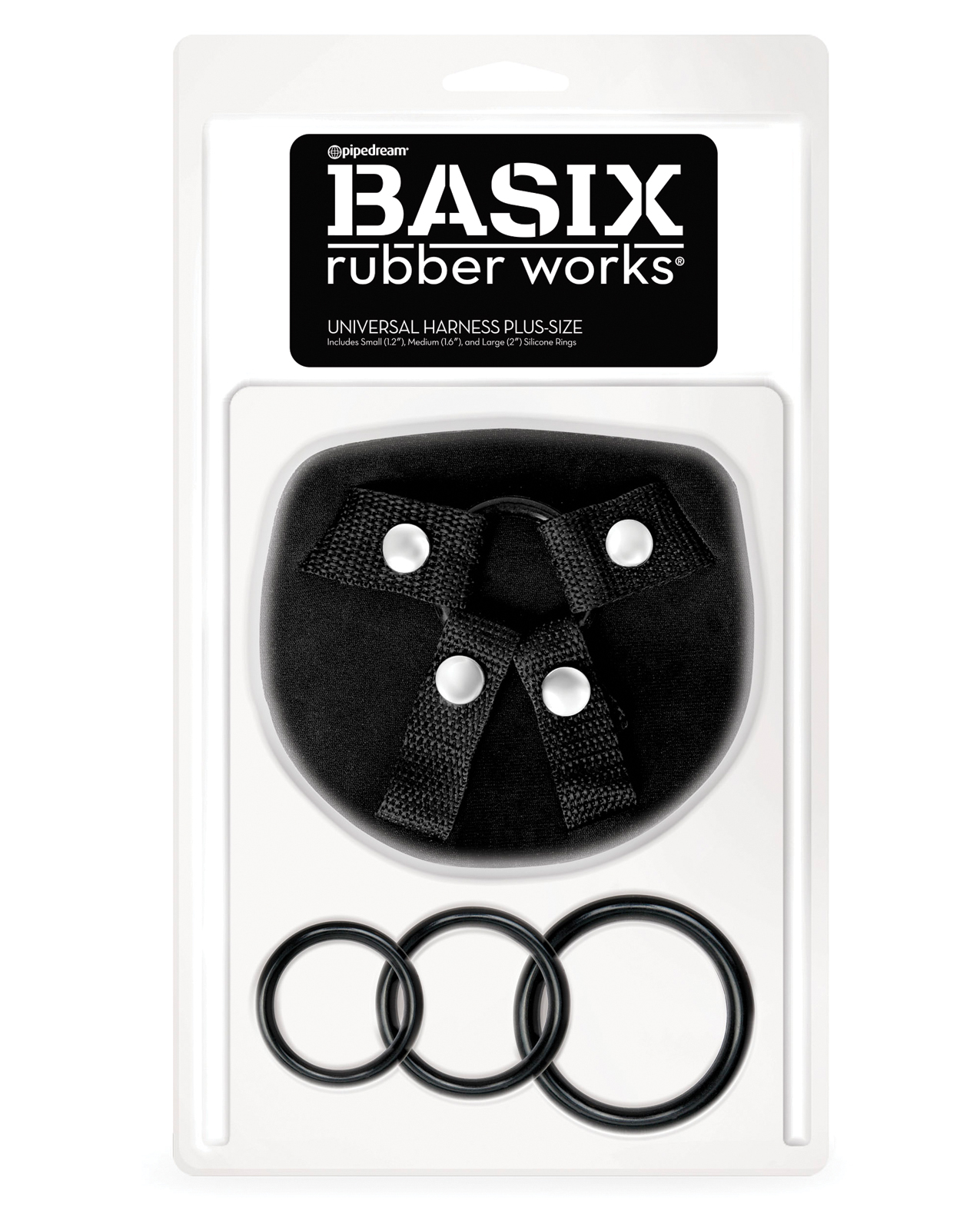 Basix Rubber Works Universal Harness Plus Size