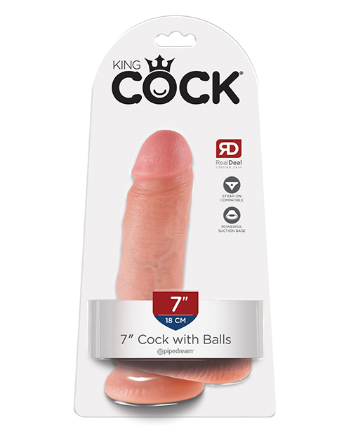 King Cock 7" Cock with Balls