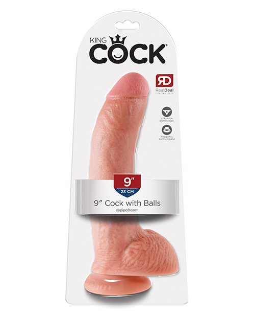 King Cock 9" Cock with Balls