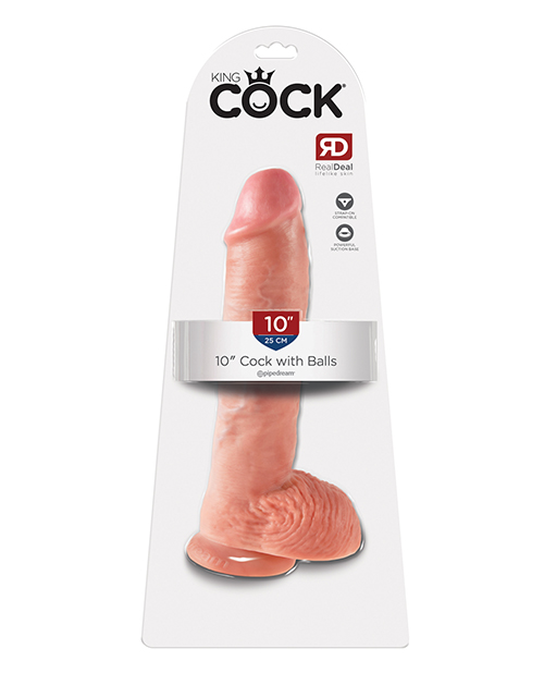 King Cock 10" Cock with Balls