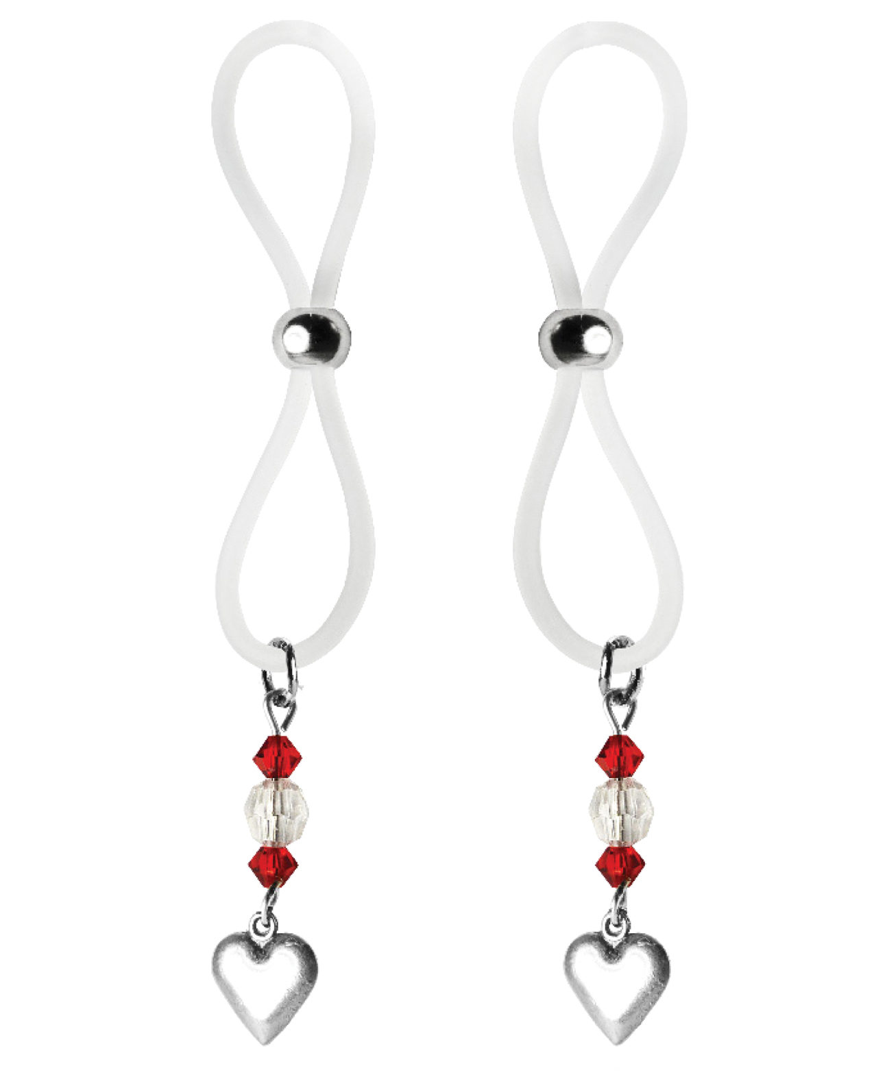 Bijoux de Nip Nipple Halos Heart Charm