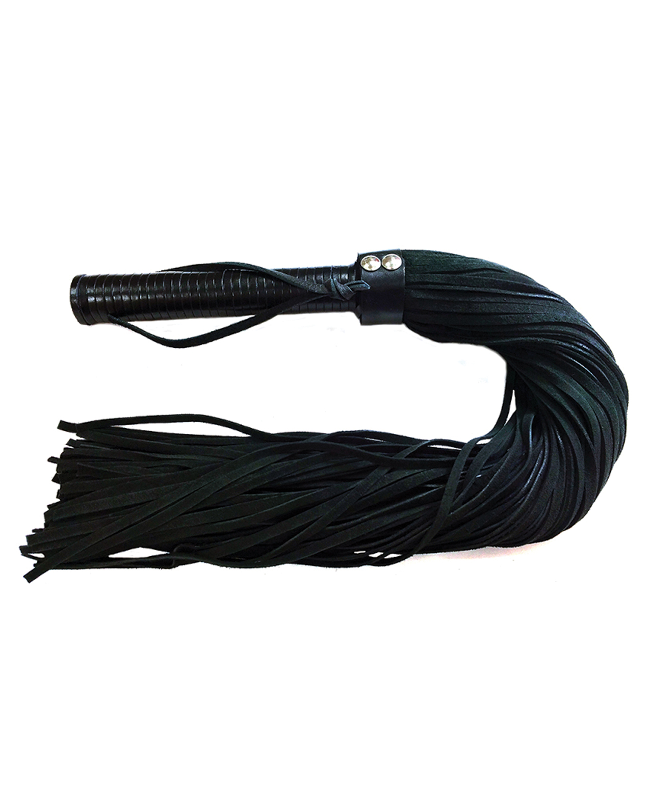 Rouge Suede Flogger with Leather Handle
