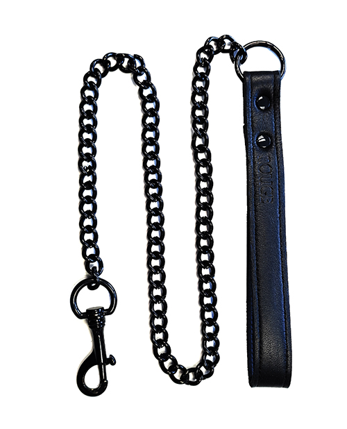 Rouge Leather Lead - Black with