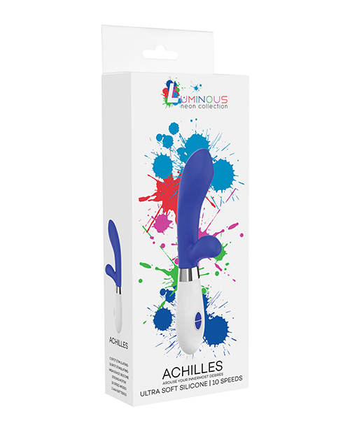 Shots Luminous Achilles Silicone 10 Speed Rabbit Vibrator - Royal