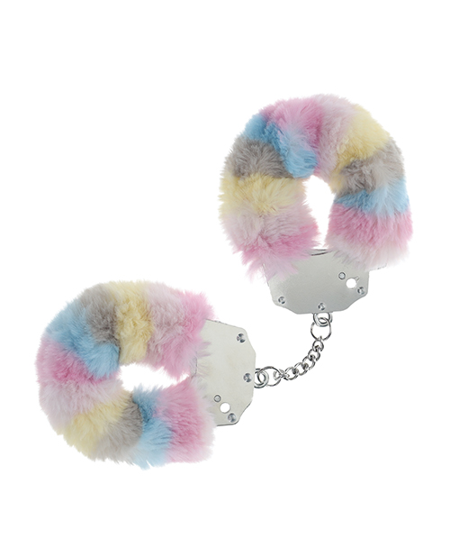 Shots Ouch! Heavy-duty Fluffy Handcuffs - Powder
