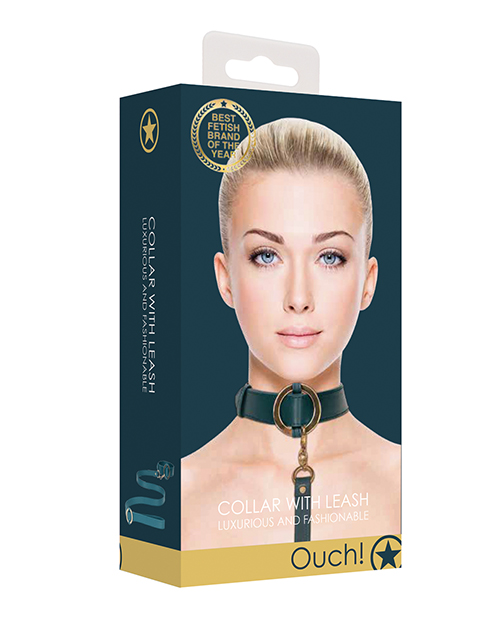Shots Ouch Halo Collar with Leash