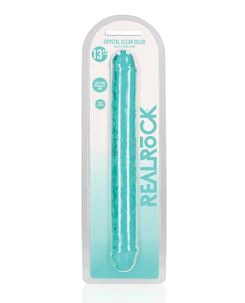 Shots RealRock Crystal Clear 13" Double Dildo