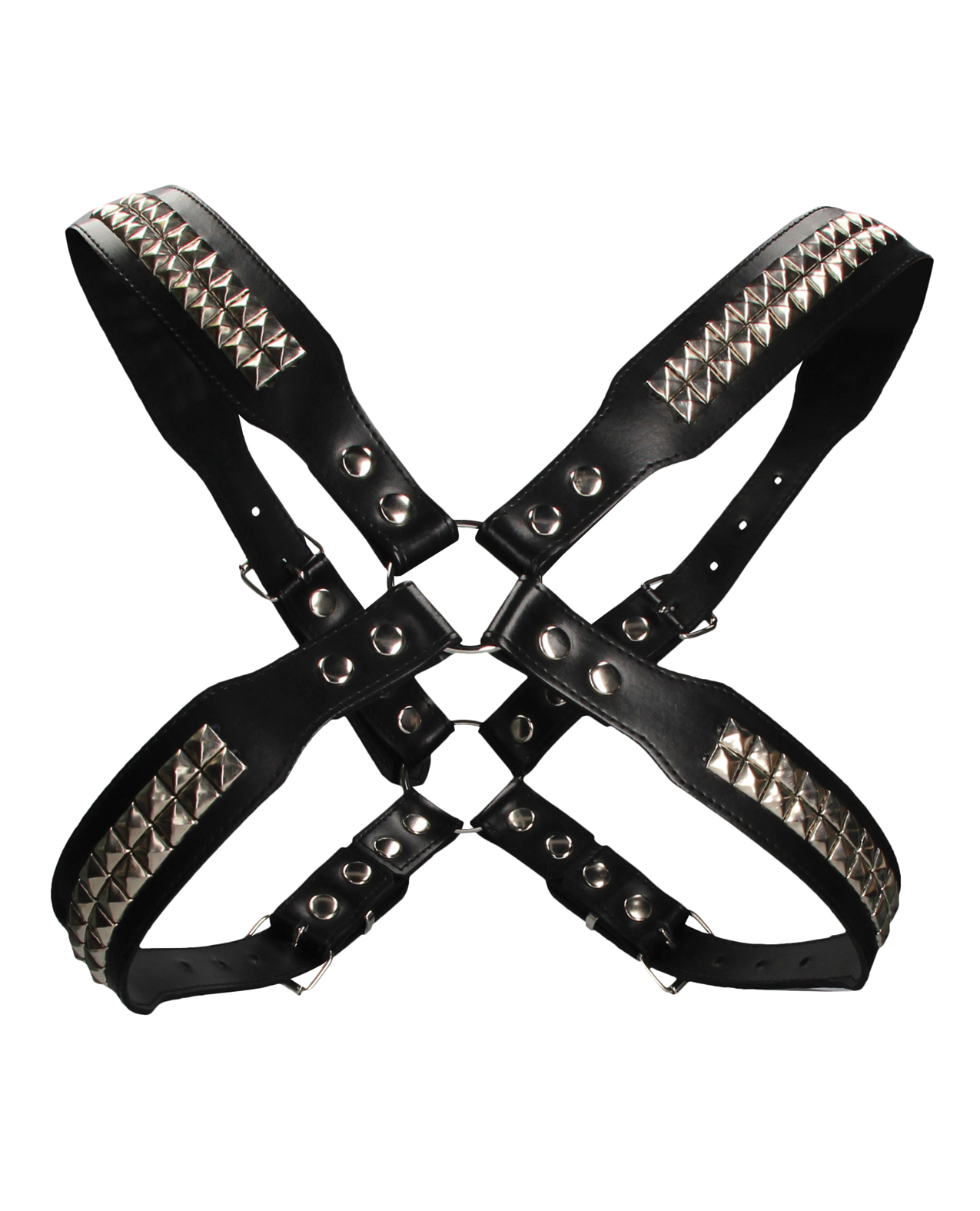 Shots Uomo Men's Pyramid Stud Body Harness