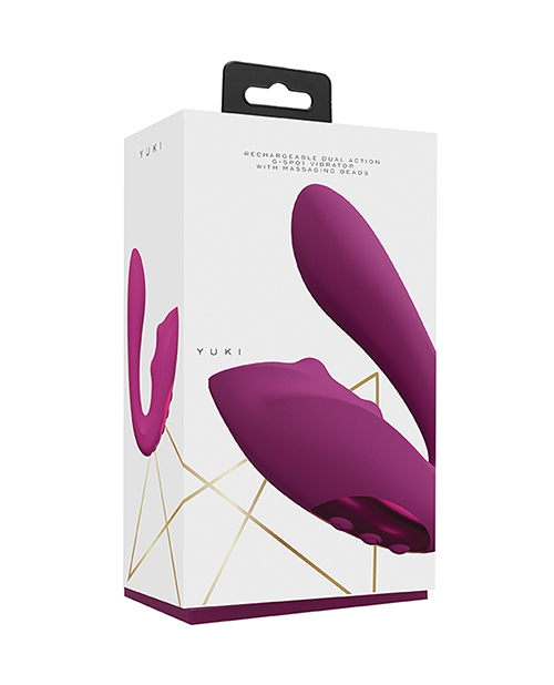 Shots Yuki Dual Action G-Spot Vibrator with Massaging Beads