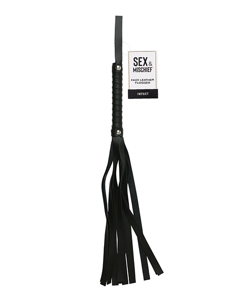 Sex & Mischief Faux Leather Flogger