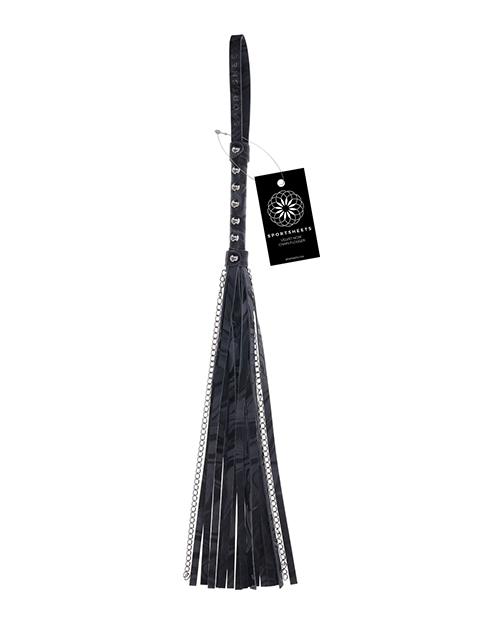 Sportsheets Velvet Noir Chain Flogger