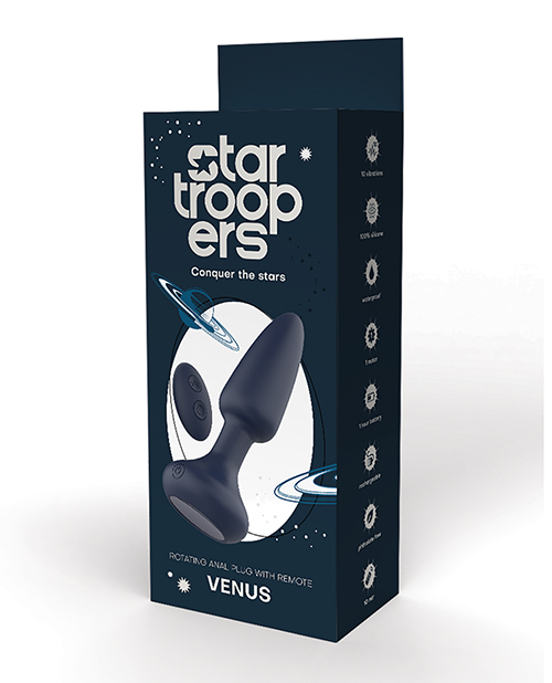 Star Troopers Venus Rotating Anal Plug with Remote