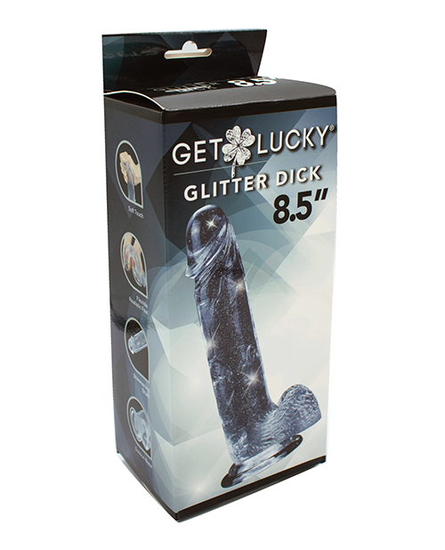Get Lucky 8.5" Real Skin Glitter Dick
