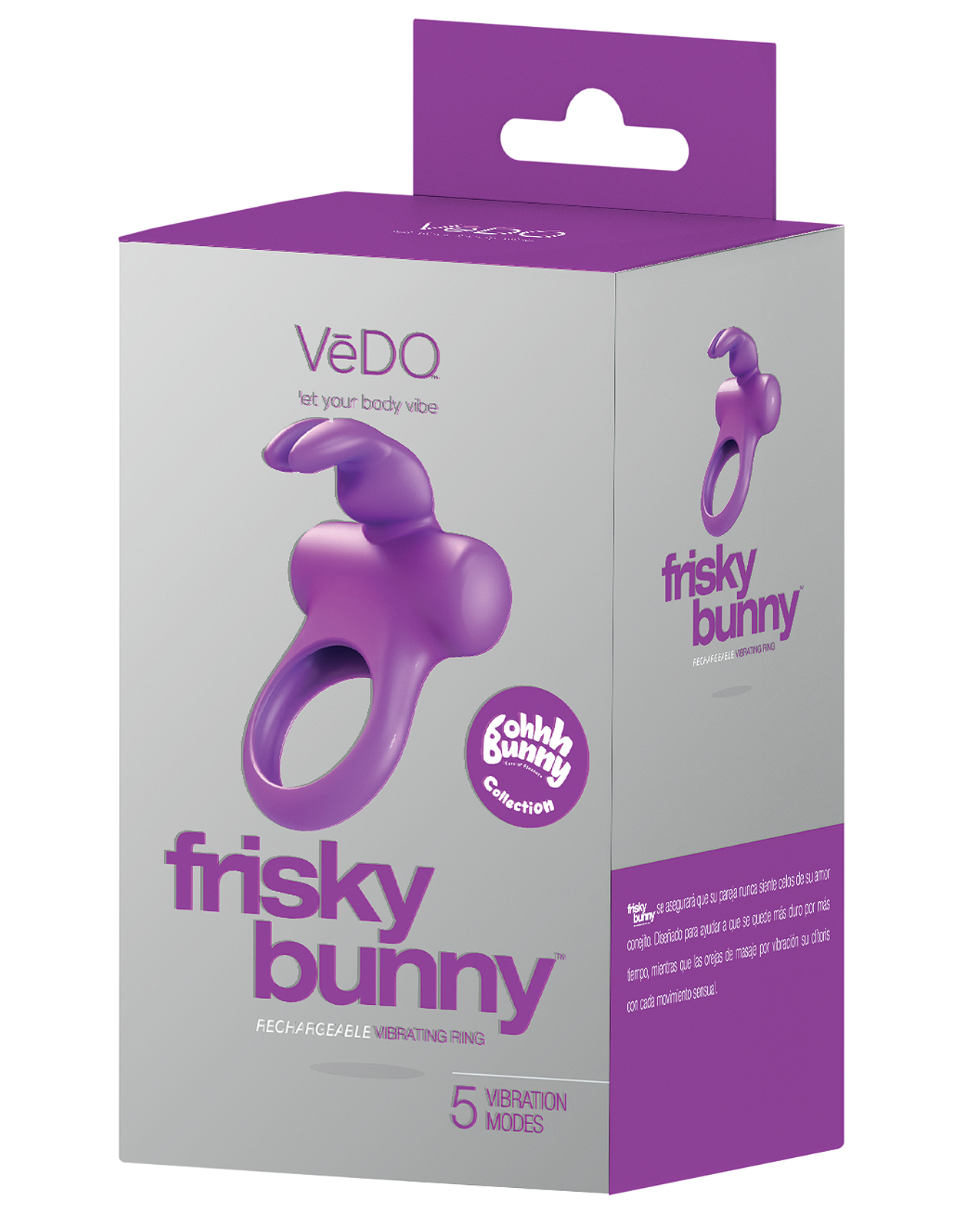 VeDO Frisky Bunny Rechargeable Vibrating Ring - Perfectly