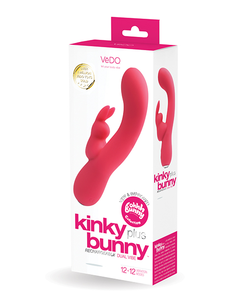 VeDO Kinky Bunny Plus Rechargeable Dual Vibe - Foxy