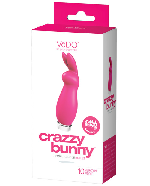 VeDO Crazzy Bunny Rechargeable Bullet - Pretty in