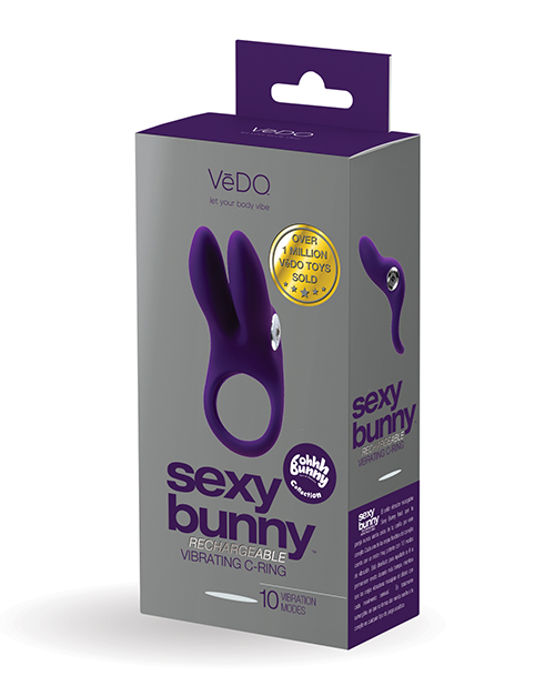 VeDO Sexy Bunny Rechargeable Ring - Deep