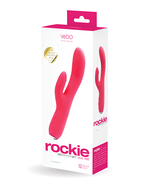 VeDO Rockie Rechargeable Dual Vibe - Foxy