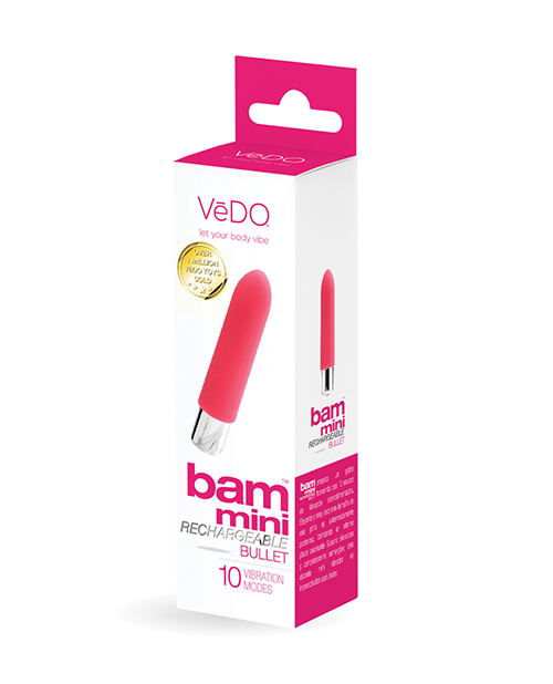 VeDO Bam Mini Rechargeable Bullet Vibe - Foxy