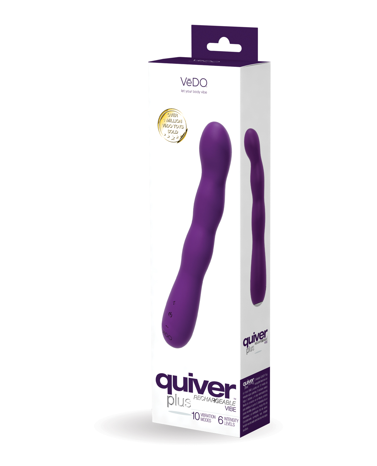 VeDO Quiver Plus Rechargeable Vibe - Deep