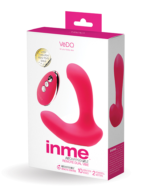 VeDO Inme Rechargeable Dual Vibe with Remote Control