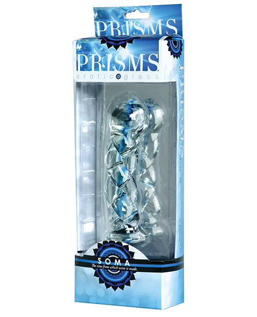 Prisms Erotic Glass Soma Twisted Dildo