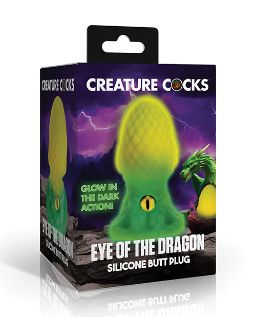 Creature Cocks - Eye of the Dragon Silicone Butt Plug